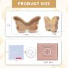 JIMZIE Personalized Wooden Butterfly Piggy Bank  Clear Acrylic Butterfly Bank  Includes Letter Stickers - Large Money Bank for Kids, Toddlers, and Adults 13 x 8 view 2