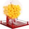 Lottery Machine, Manual Lottery Machine, Lottery Props, Two-Color Ball, Random Ball Selection, Lottery Box Supermarkets Including Acrylic Bingo Cage, 100 Pcs Ball, Hand Crank Ball Number Selector view 1