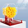 Lottery Machine, Manual Lottery Machine, Lottery Props, Two-Color Ball, Random Ball Selection, Lottery Box Supermarkets Including Acrylic Bingo Cage, 100 Pcs Ball, Hand Crank Ball Number Selector view 4
