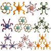 30 Pack Sensory Fidget Spinner Toys,Stress Relief Treasure Box Toys for Classroom Prizes,Pinata Easter Basket Goodie Bag Stuffers Birthday Gifts Party Favors for Kids Adults view 1
