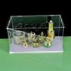 MECC Openable Clear Acrylic Display Case-Assemble Countertop Box with white Base for Display-Clear Display Box,Dustproof Protection Showcase for Figures Toys Collectibles (18x8x12inch/45x20x30cm) view 1