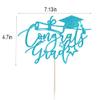 Bejotaa Congrats Grad Cake Topper 2024,Graduation Decorations 2024,Congratulation Graduation Party Decoration Supplies 2024 view 2