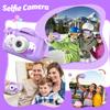 Goopow Kids Selfie Camera Toys for Girls Age 3-9, Digital Video Camera Toy with Protective Cover,Christmas Birthday Festival Gifts for 3-9 Year Old Girls Boys- 32GB SD Card Included view 3