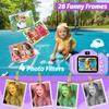 Goopow Kids Selfie Camera Toys for Girls Age 3-9, Digital Video Camera Toy with Protective Cover,Christmas Birthday Festival Gifts for 3-9 Year Old Girls Boys- 32GB SD Card Included view 4