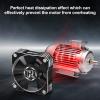 2 Pack 35mm RC Motor Cooling Fan 21000RPM 8.4V Aluminum ESC Motor Cooling Fan Heatsink for RC Car 1/8 1/10 Scale 3650,3660,540,550 Brushless Motor (Black Silver) view 4