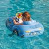 Baby Pool Float with 3D Car Design,Thick PVC Baby Swim Floatie, Toddler Infant Swimming Floats Seat Boat with Steering Wheel for Age 12-18 Months, 12-24 Months, 2-3, 3+ Years Old Girl Boy (Blue) view 1