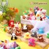 300 Pack Valentines Mini Stuffed Animals Bulk Mini Animals Plush Toy Set Assortment Small Plush Keychain Decoration for Kids Birthday Valentines Exchange Gifts Carnival Prizes Goodie Bag Fillers view 4