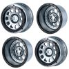 4pcs 4.3inches Aluminum RC Beadlock Wheel Rims Hubs for 1/5 X-MAXX Buggy Truck 10151-13 Tire (Titanium Black) view 1
