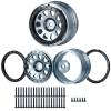 4pcs 4.3inches Aluminum RC Beadlock Wheel Rims Hubs for 1/5 X-MAXX Buggy Truck 10151-13 Tire (Titanium Black) view 3