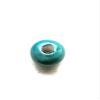 1Pc Handmade Extra Large Round Beads, Ceramic Craft Supplies for Macrame Large Hole (30 mm, Oriental Blue) view 3