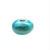 1Pc Handmade Extra Large Round Beads, Ceramic Craft Supplies for Macrame Large Hole (30 mm, Oriental Blue) view 4