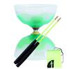 Erencook Chinese Yoyo Diabolo Set - Triple Bearings LED Diabolo with Diablo Sticks, String & Net Bag (Green) view 1