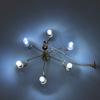 Yardwe Led Decor Miniature Ceiling Lamp Chandelier Models 1:12 Scale Candle Lamp Toys Tiny Led Ceiling Light Sand Table Decorative Lamp for Furniture Ornament Led Chandelier view 3