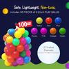 Ball Pit Balls for Baby | 100 Pc Plastic Play Balls | Bright Vibrant Colors for Baby Kid and Toddlers, for Ball Pit, Play Tent | Bounce House and Playpen view 2