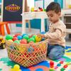 Ball Pit Balls for Baby | 100 Pc Plastic Play Balls | Bright Vibrant Colors for Baby Kid and Toddlers, for Ball Pit, Play Tent | Bounce House and Playpen view 3