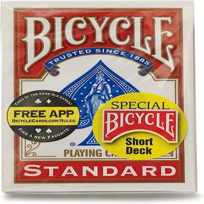 Bicycle Magic Short Deck - A Gaff Playing Card Trick (Red)