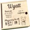 Personalized Baby Memory Box Boy Gift box Baby Gift Box Girl Baby Announcement Box Baby Boy Keepsake Box Large Baby Keepsake Box view 1