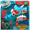NERF DinoSquad Dino-Clash Pack, Includes 2 Blasters, 15 Elite Darts, Dart Storage, Triceratops and Stegosaurus Dinosaur Designs view 1