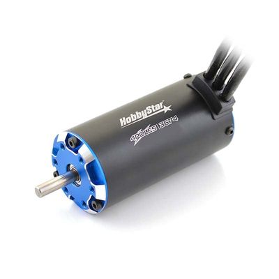 HobbyStar 3674 V2 4-Pole Brushless Motor, Temperature Protection - 1650KV 1/10 RC Car