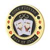 LuluCircle Poker Guard, Weights for Poker, Poker Gifts for Men, Poker Card Protector, Poker Accessories, Coin Collectibles, Poker Chips Coin with Plastic Case (JJ) view 1