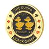 LuluCircle Poker Guard, Weights for Poker, Poker Gifts for Men, Poker Card Protector, Poker Accessories, Coin Collectibles, Poker Chips Coin with Plastic Case (Pocket Deuces) view 1