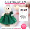KINNEX COLLECTIONS SINCE 1997 Petite Quinceaera Teddy Bear with Dress  Decorative Accent Keepsake for 15 Aos, OSO Quinceaera Decorativo B09631-5 (Lavender) view 2