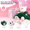 KINNEX COLLECTIONS SINCE 1997 Petite Quinceaera Teddy Bear with Dress  Decorative Accent Keepsake for 15 Aos, OSO Quinceaera Decorativo B09631-33G (Emerald Green) view 3