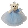 KINNEX COLLECTIONS SINCE 1997 Petite Quinceaera Teddy Bear with Dress  Decorative Accent Keepsake for 15 Aos, OSO Quinceaera Decorativo B09631-4 (Baby Blue) view 1