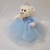 KINNEX COLLECTIONS SINCE 1997 Petite Quinceaera Teddy Bear with Dress  Decorative Accent Keepsake for 15 Aos, OSO Quinceaera Decorativo B09631-4 (Baby Blue) view 2