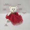 KINNEX COLLECTIONS SINCE 1997 Petite Quinceaera Teddy Bear with Dress  Decorative Accent Keepsake for 15 Aos, OSO Quinceaera Decorativo B09631-4 (Baby Blue) view 3