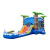 HeroKiddo 14'x 26'x15' Ocean Shark Inflatable Water Slide Bounce House with Detachable Pool, 100% Commercial Grade PVC Vinyl, Include Basketball Hoop & Blower, Wet Dry Combo for All Ages view 1