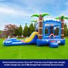HeroKiddo 14'x 26'x15' Ocean Shark Inflatable Water Slide Bounce House with Detachable Pool, 100% Commercial Grade PVC Vinyl, Include Basketball Hoop & Blower, Wet Dry Combo for All Ages view 3