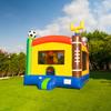 HeroKiddo 14'x13' Commercial Bounce House with Blower & Basketball Hoop; Durable 16' Tall Vinyl Inflatable Jumper for Kids and Adult, Rental Quality, Indoor & Outdoor view 2