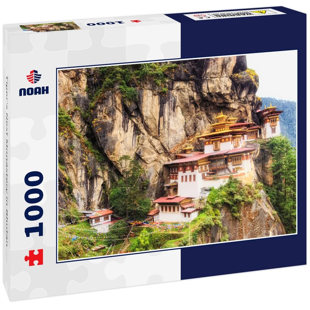 Noah Jigsaw Puzzle Tiger's Nest Monastery in Bhutan 1000 Pieces