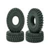 Little Guy Racing Trench King M/T 1.0 Inch Compatible with 1/24 RC Axial SCX24, RGT, Element, Enduro, URUAV (4 Tires per Order), Black, 63mmx22mmR1 + Free Get4Cheap Sticker view 2