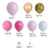 133Pcs Pink Leopard Print Balloon Garland Arch Kit Jungle Safari Cheetah Printed Balloon Arch Hot Pink Chrome Gold Balloons for Baby Shower Girls Wild One Birthday Party Decorations view 2
