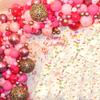 133Pcs Pink Leopard Print Balloon Garland Arch Kit Jungle Safari Cheetah Printed Balloon Arch Hot Pink Chrome Gold Balloons for Baby Shower Girls Wild One Birthday Party Decorations view 4