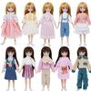 10 Sets Mini Doll Clothes Dress Outfits for 6-7 inch Girl Dolls Dress-up Accessories Kids Toys Birthday Gifts view 1