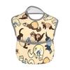 Midaivu Cute Ferret Baby Bib Baby Feeding Bibs Adjustable Waterproof Bib With Pockets For 6-24 Months Baby view 2