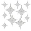 10 Pcs Silver Star Balloon 26 inch Silver Balloons 10 inch mini Ballooon for New Years Decorations 2026 Wedding Star Birthday Party Decorations Supplies view 1