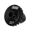 INJORA 12/22T Overdrive Helical Gear Set Front Rear Axles Steel Alloy for TRX4M Upgrade 1/18 RC Crawler Car, 7g/Set view 2
