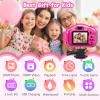 Agoigo Kids Waterproof Camera - Children Underwater HD Video Digital Camcorder, Portable Travel Toy for Toddler - Ideal Christmas Birthday Gifts for Boys Girls Age 3-12 with 32GB Card (Rose Red) view 2