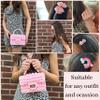 JAZD Pop Its Purse for Girls with Sunglasses, Unicorn Jewelry, Hair Bows & Clips - Little Girls' Princess Pretend Play Toy with Accessories, Ages 3-6 view 4