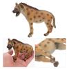 ibasenice 4pcs Hyena Model Toy for Kids Realistic Plastic Hyena Figurine 4.33In Wildlife Animal Cognitive Toy Educational Collectible for Home Desk and Miniature Garden Decor view 2