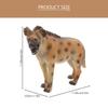 ibasenice 4pcs Hyena Model Toy for Kids Realistic Plastic Hyena Figurine 4.33In Wildlife Animal Cognitive Toy Educational Collectible for Home Desk and Miniature Garden Decor view 4
