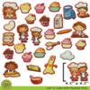 Playtime Felts Cupcake Kids Felt Story Set | 30 PRECUT & Ready to Play Colorful & Durable Felt Pieces for Toddlers, Preschool & Kindergarten | Reusable Felt Board Stories view 2