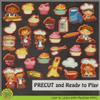 Playtime Felts Cupcake Kids Felt Story Set | 30 PRECUT & Ready to Play Colorful & Durable Felt Pieces for Toddlers, Preschool & Kindergarten | Reusable Felt Board Stories view 3