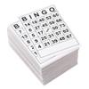 EHJRE Bingo Game Paper Cards Easy Read 60 Sheets Disposable Cards 60 Faces 60 Cards No view 1