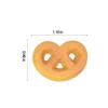 Aliotech 12PCS Mini Artificial Biscuits Fake Cookies Simulation Realistic Dessert Crackers for Home Kitchen Decor Display Props Model(Mini Size) view 4