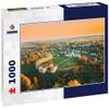 Noah Jigsaw Puzzle Ruzhany, Brest Region, Belarus. Cityscape Skyline in Autumn Sunny Evening. Bird's-Eye View of Ruzhany Palace. Famous Popular Historic Landmark 1000 Pieces view 1